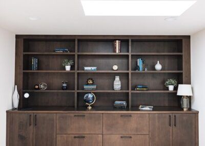 Custom built-in bookcase