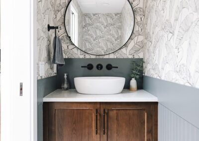 statement powder room